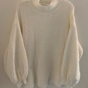 White Turtleneck Sweater